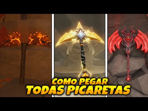 HOW TO GET ALL THE PICKAXES IN THE FORGE!!