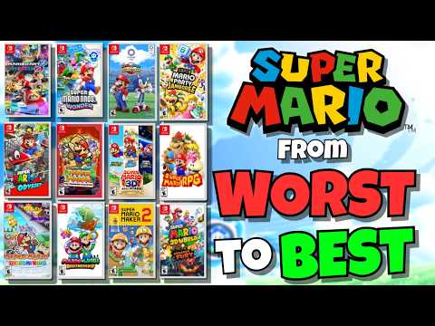 Ranking EVERY Mario Game on the Switch!