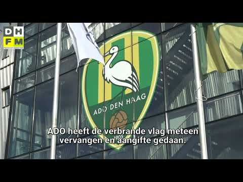 Hooligans steken regenboogvlag bij ADO-stadion • Onstuimig weer op komst