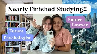 Our advice for making the FINISH LINE 💕 Psych & Law Student | VLOG #14