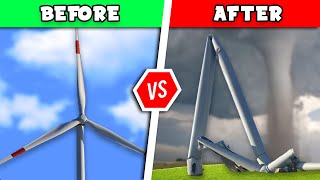 Insane GoPro POV: Wind Turbine Demolition
