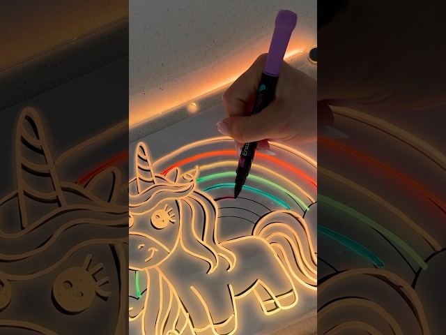 Vídeo relacionado con Tablero de Notas Acrílico,Tablero Acrílico Luminoso con Mensaje LED 30x20CM,Pizarra Luminosa,Pizarra de Mensajes con LED Luminosa,für Kinder,Kunstnotiztafel für Büro Schule Haus Cafe