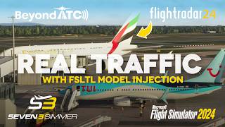 BeyondATC &amp; Flightradar24 LIVE TRAFFIC INJECTION #microsoftflightsimulator #msfs2024 #msfs