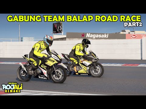 Rojali Gabung Team Balap Road Race PART2 - Serial Rojali REMAKE