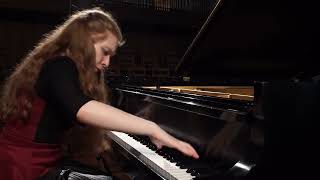 I. Albéniz, Triana  in F-sharp minor from Iberia played by Anastasia Rizikov