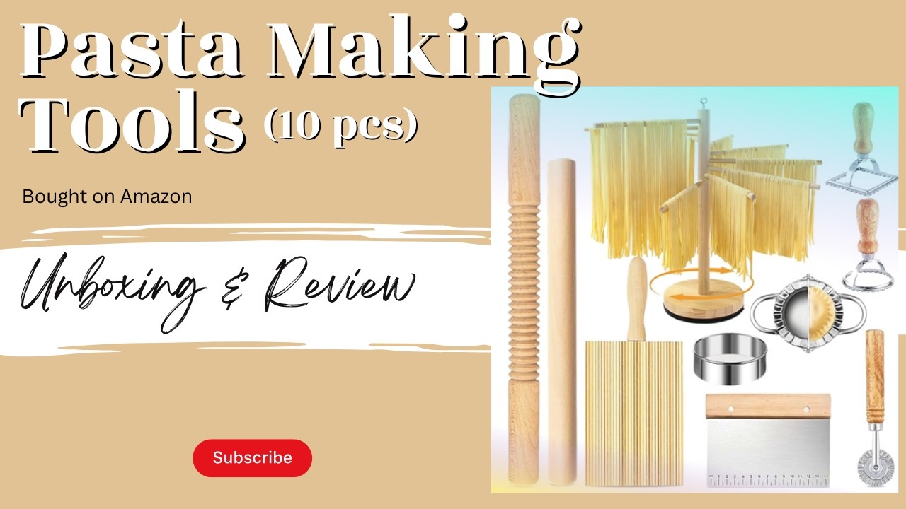 UNBOXING the Ultimate Pasta Making Kit 🍝 | Everything You Need to Make Homemade Pasta from Scratch!
