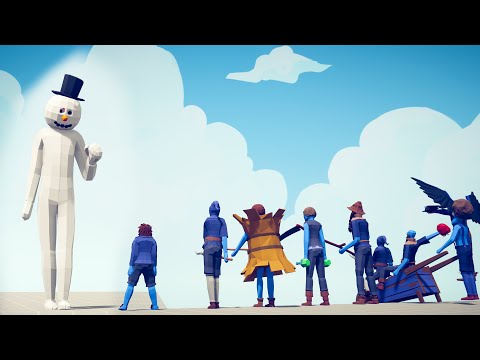 GIANT SNOWMAN vs EVERY FACTION - Totally Accurate Battle Simulator TABS