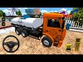 US Road Construction Game 3D Mega Project Sand And Water Truck Driving Android Gameplay