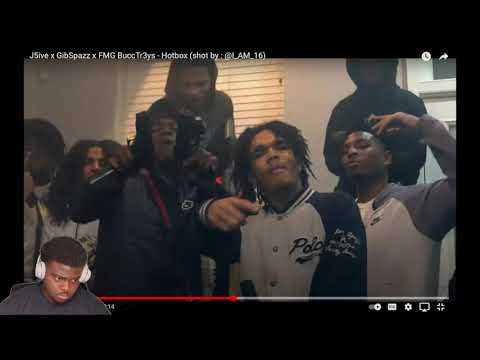 Aint Gone Fake It This Hard!J5ive x GibSpazz x FMG BuccTr3ys - Hotbox*REACTION🔥