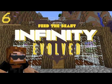 Minecraft: FTB Infinity Evolved - Ep.6 - Greenhouse Irrigation