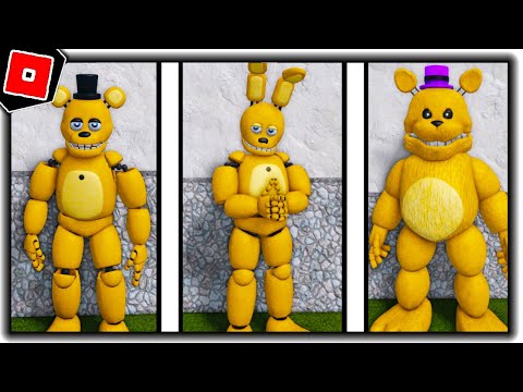 How to get FAST FREDBEAR, SPRING BONNIE, SPRING FREDDY MORPHS in FREDBEAR'S MEGA ROLEPLAY - Roblox