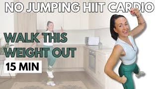 🔥 Walk This Weight Out! | 15-Min No Jumping Cardio Workout 🔥