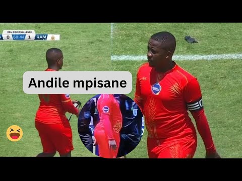 Andile Mpisane Getting Substituted On The Hour Mark