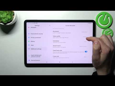 Xiaomi Pad 5 - How To Change Screen Recording Quality