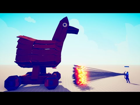 TROJAN CHICKEN vs GOD UNITS - Totally Accurate Battle Simulator TABS