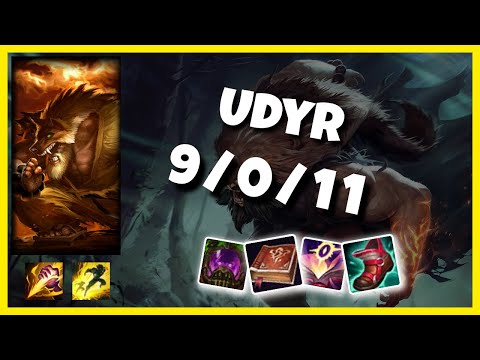 Udyr vs Graves KOREAN Challenger JUNGLE (9/0/11) - v11.5