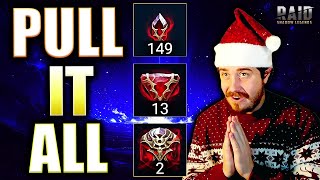 I Pulled ALL My Soulstones for Christmas! ⁂ Raid: Shadow Legends