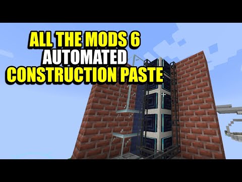 DEWSTREAM - Ep183 Automated Construction Paste - Minecraft All The Mods 6 Modpack