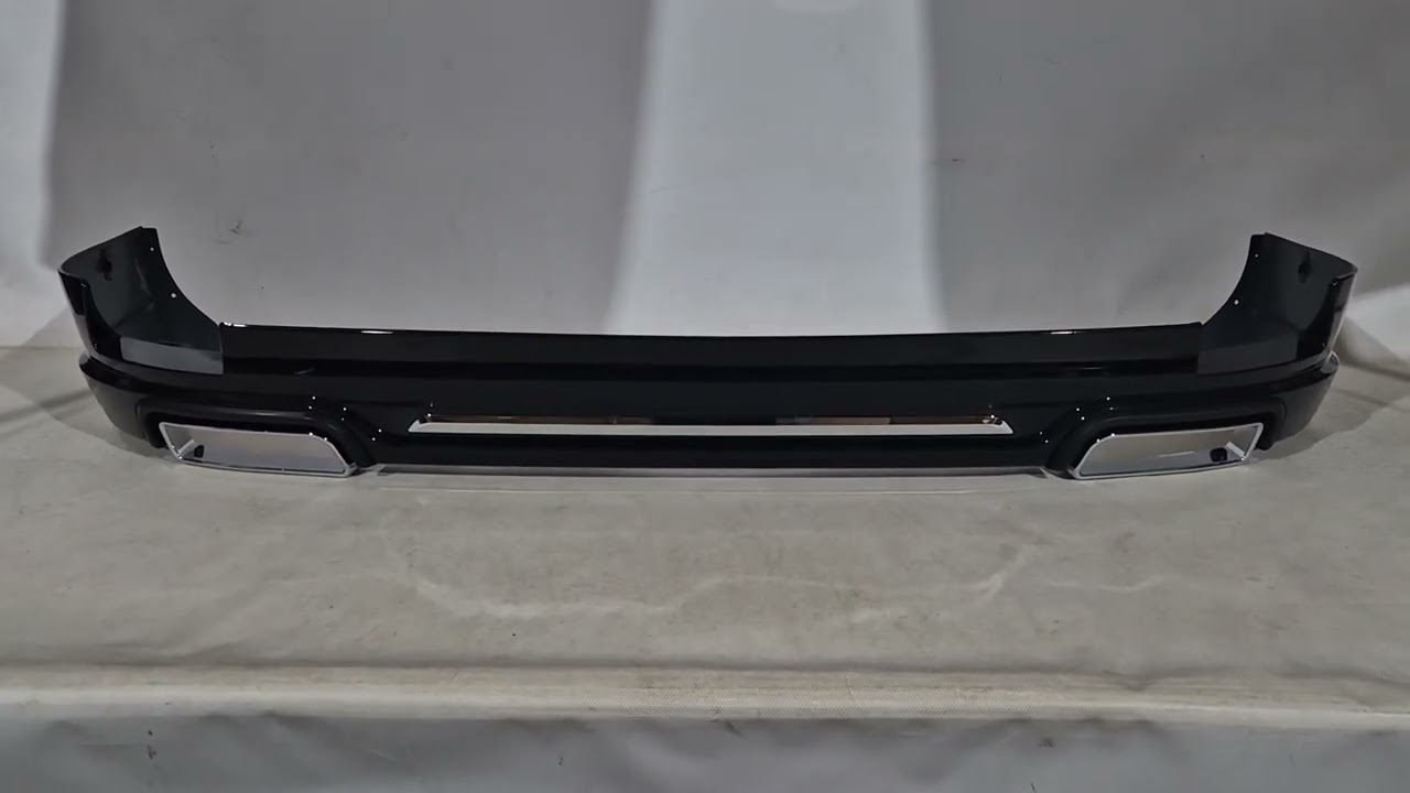 Накладки на передний и задний бампер Luxury (2013-2017) Video 2