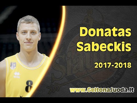 Donatas Sabeckis - BC Šiauliai (2017-2018)