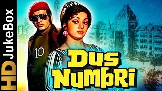 Dus Numbri (1976)  Full Video Songs Jukebox  Manoj