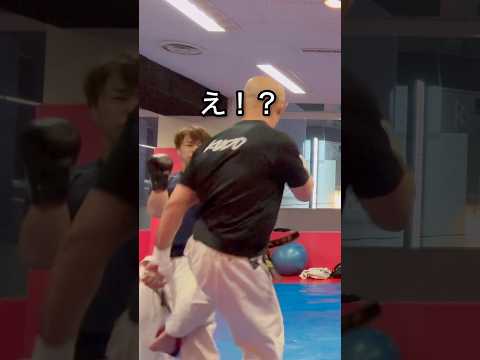 【武道】師匠にロー！ 【空道】 #空道 #スパーリング #ローキック #格闘技 #武道 #shorts