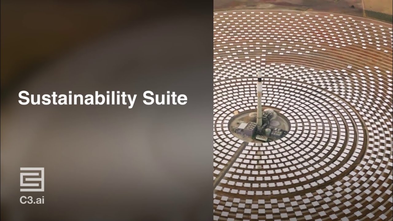 The C3 AI Sustainability Suite - YouTube