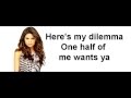 Selena Gomez & the Scene - My dilemma [Lyrics ...