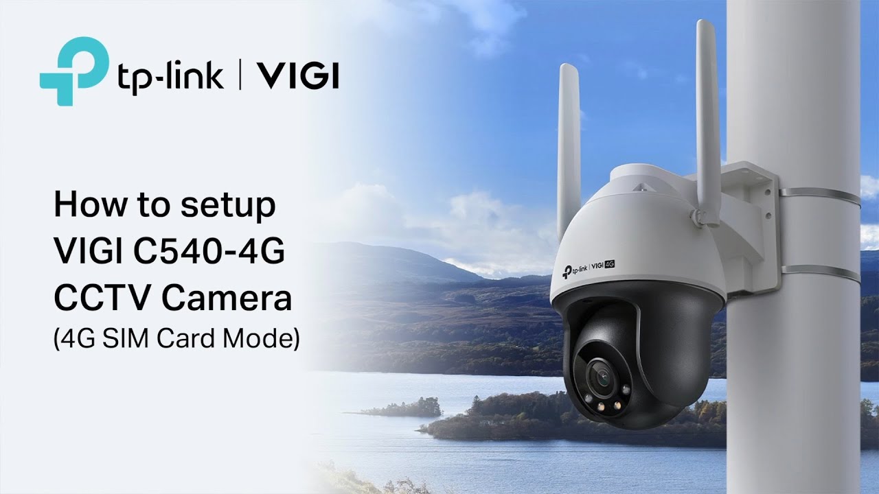 How to setup VIGI C540-4G Outdoor CCTV Camera with 4G SIM Card Mobile Internet