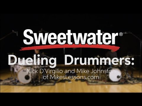 Dueling Drummers: Nick D'Virgilio and Mike Johnston of MikesLessons.com