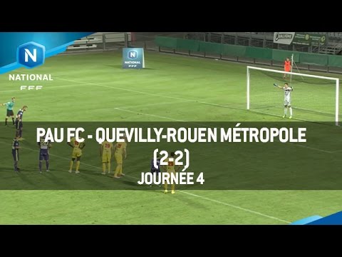 J4 : Pau FC - Quevilly Rouen Métropole (2 2), le résumé