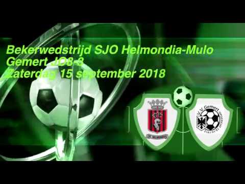 Wedstrijd SJO Helmondia Mulo  Gemert JO 3 15 September 2018