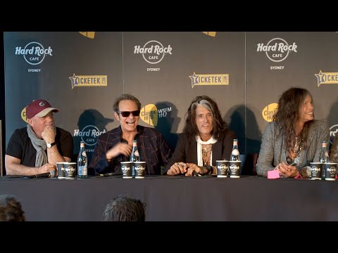 Aerosmith, David Lee Roth, Billy Joel press conference, April 2013
