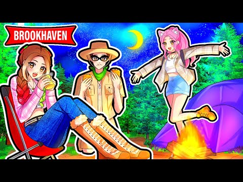 Bella Goes CAMPING With Her BESTFRIENDS in Brookhaven RP!