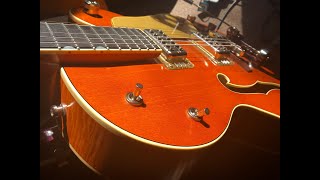 Smoke Blues! Gretcsh Pro Brian Setzer g6120 &#39;59 Smoke.....Blues Play A Long