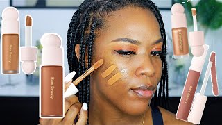 UMMM?! RARE BEAUTY by SELENA GOMEZ FIRST IMPRESSION| DARK SKIN