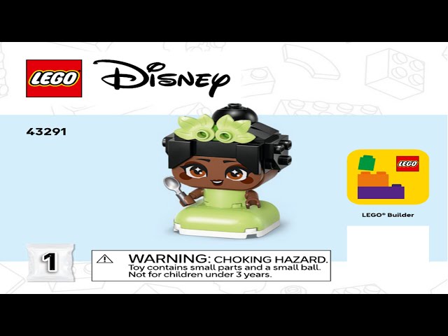 Vídeo relacionado con LEGO | Princesas Disney Mini Bella y Tiana con Castillo de Juguete - 2 Mini Muñecas Coleccionables con Accesorios - Expositor de Figuras - Regalo de Cumpleaños para Niñas de 5+ Años y Fans - 43291