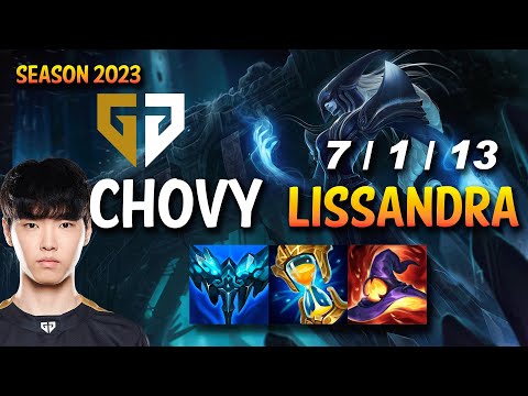 GEN Chovy LISSANDRA vs ZOE Mid - KR Ranked