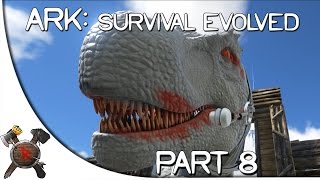 Ark: Survival Evolved Gameplay - Part 8: "CLOWN T-REX!" (Season 3)
