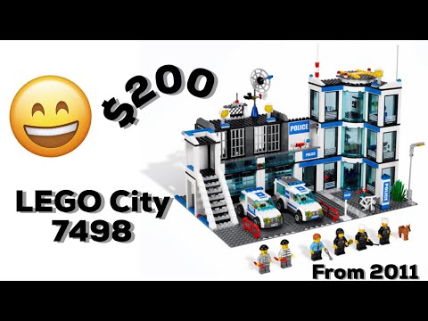 LEGO City Police Station set 7498 Review (2011)