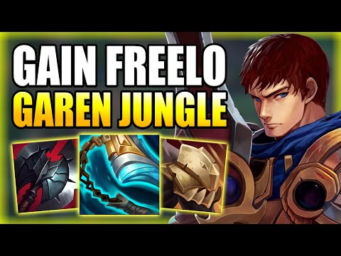 HOW TO PLAY GAREN JUNGLE & GAIN ELO FOR BEGINNERS! - Best Build/Runes Guide - League of Legends