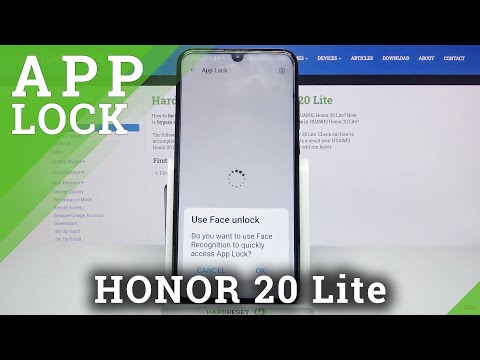 Honor 20 Lite - How to Lock Apps?