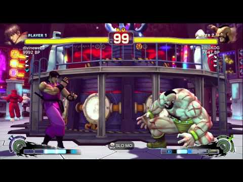 KOG [Zangief] vs divineweed [Guy] SSF4 Japanese Online Ranked Matches - TRUE-HD