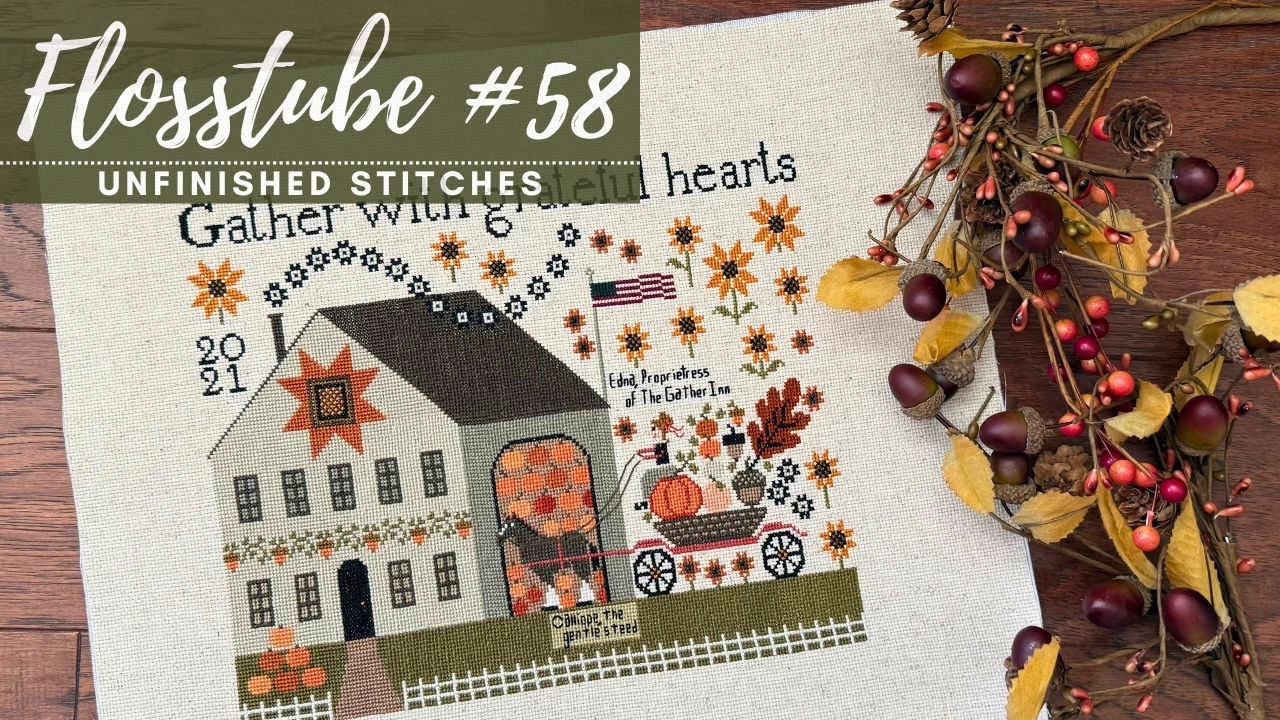 Flosstube #58: Cross Stitch and Colorado Fall Activities