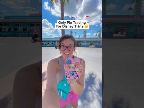 Disney Pin Trading Trivia 🎡 #disneyworld #waltdisneyworld #disneypins #orlando #disneyparks