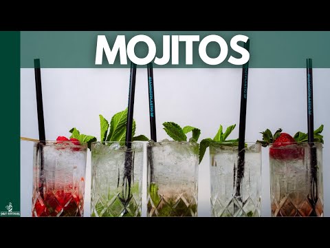 Top 5 Mojito's selber machen! 🌿 Rum Cocktail 🍹