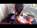 Super Chicken Cutting And Skin Removing Matando Galinha