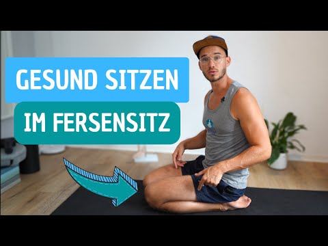 Fersensitz lernen - gesundes sitzen mit 3 Übungen