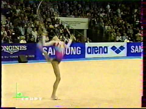 Aleksandrova Teodora (BUL)  rope Qual  World Championships 1997 Berlin