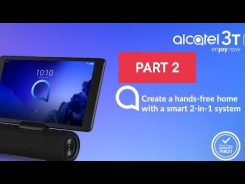 UNBOXING and sound test of Alcatel 3T 10 tablet audio station .